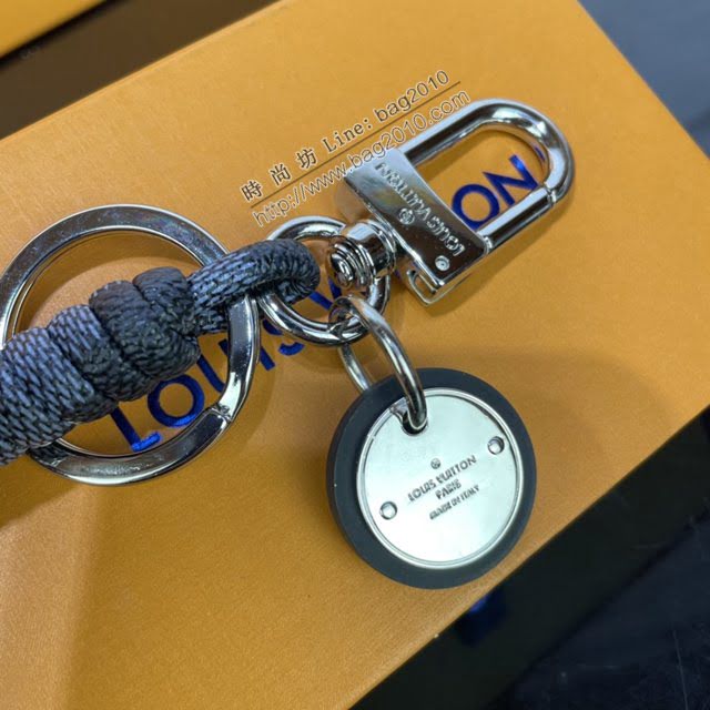 LOUIS VUITTON專櫃新款包包 路易威登LEATHER ROPE鑰匙扣 LV繩結包飾 M67224  ydh4059